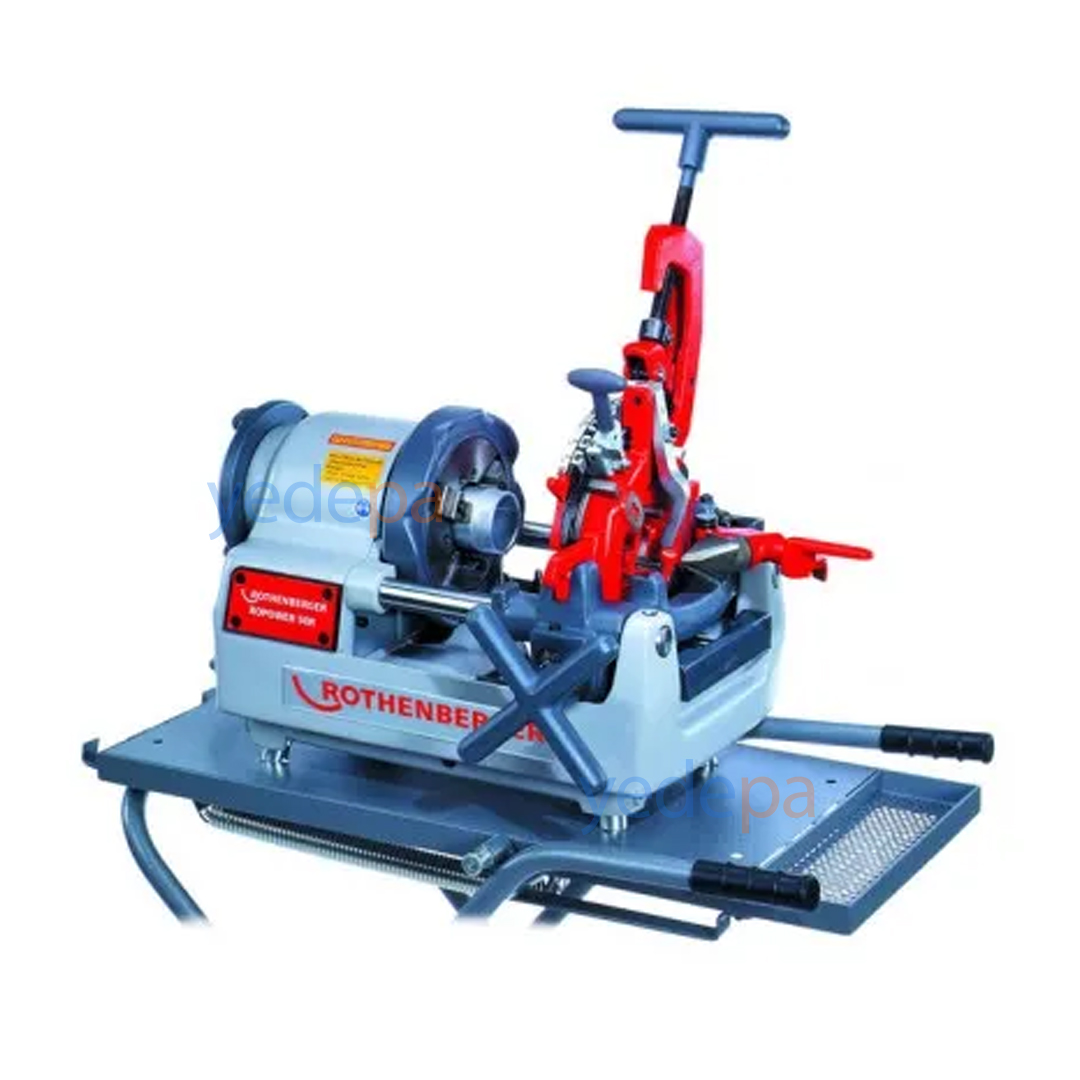 Rothenberger 56050 Ropower 50 R, BSPT 1/2-2", 230V მაგიდის რეზბის საჭრელი მანქანა